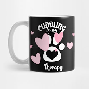 Cuddling Is My Therapy Mug